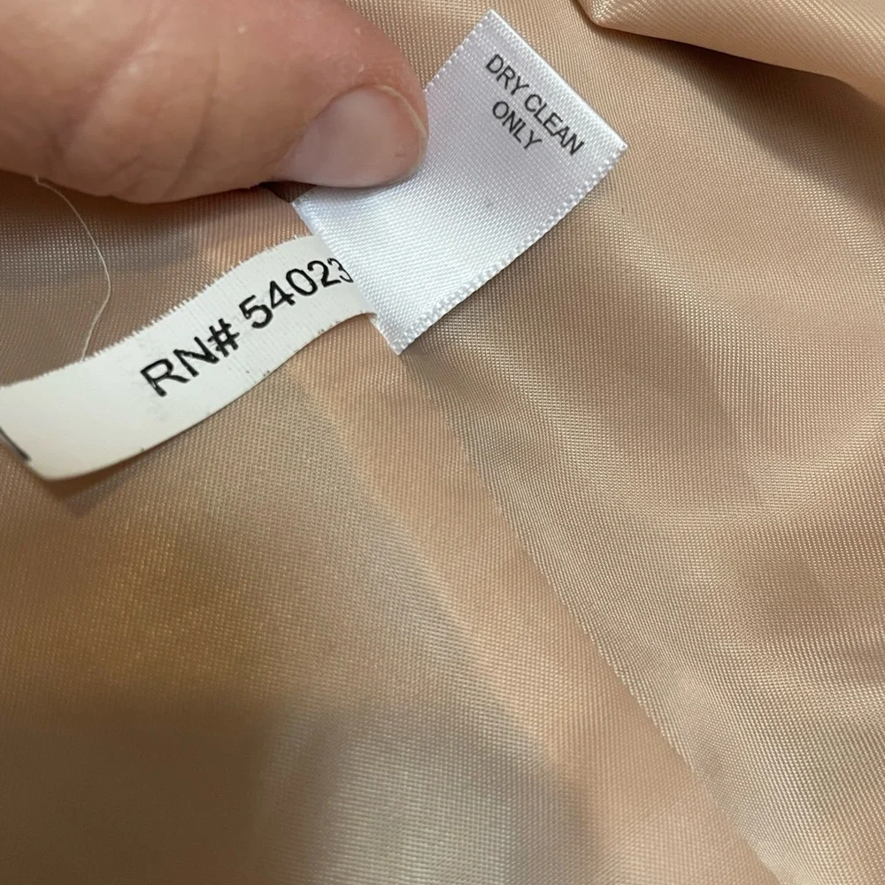 Piperlime Blush Faux Leather Jacket Size Large - Picture 6 of 7